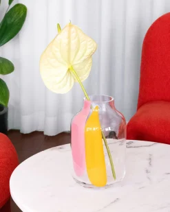 Motel a Miio Nuno Glasvase M drops rosa orange Hot