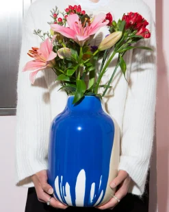 Motel a Miio Nuno Vase L drip sand blau Hot