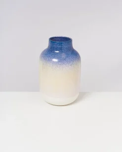 Motel a Miio Nuno Vase L gesprenkelt blau rosa Clearance