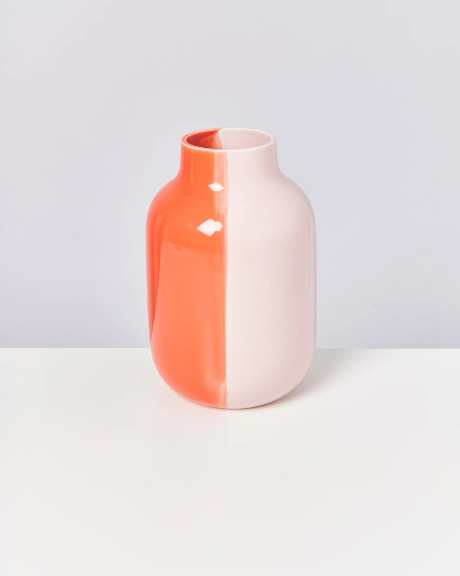 Motel a Miio Nuno Vase L half coral rosé New