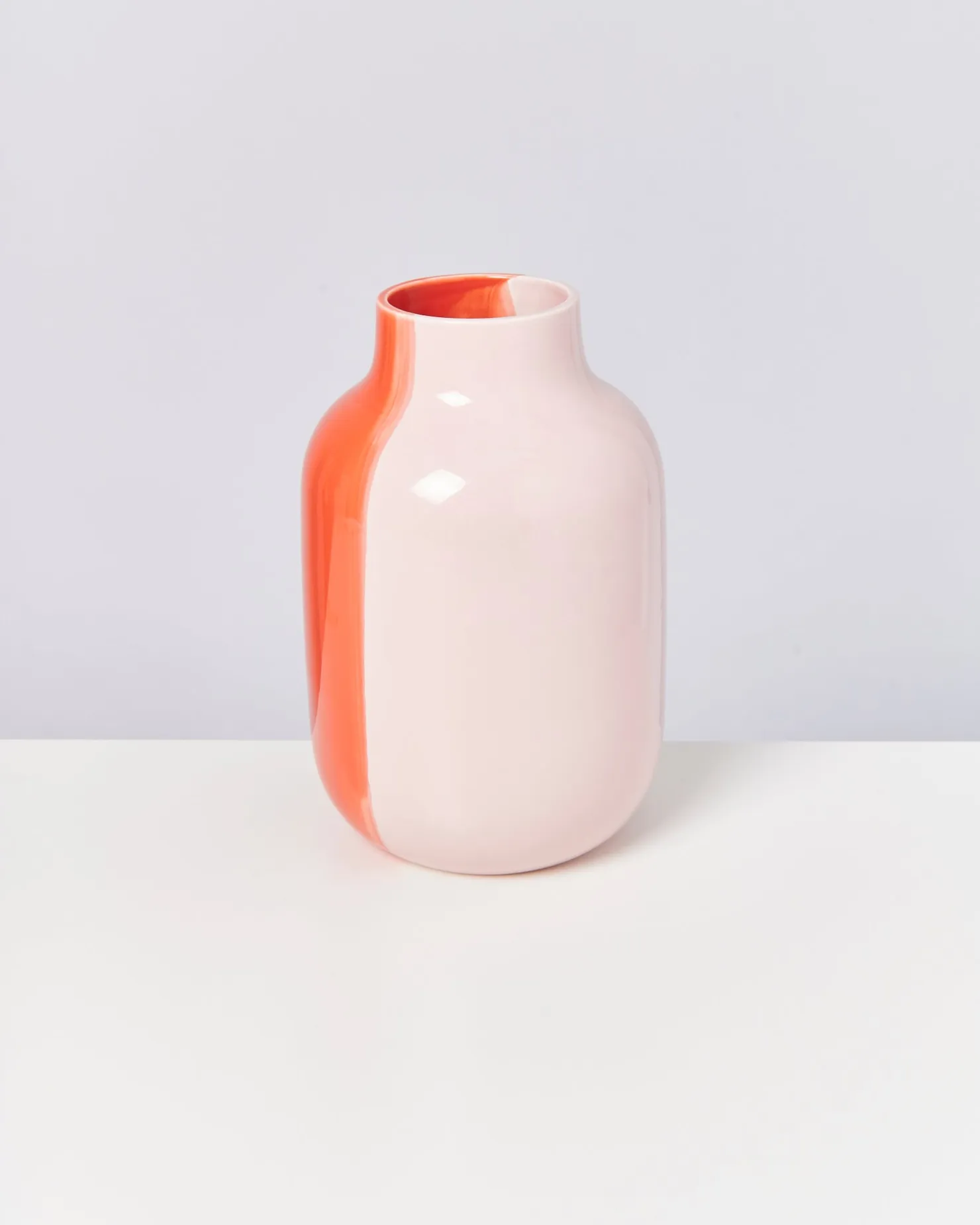 Motel a Miio Nuno Vase L half coral rosé New