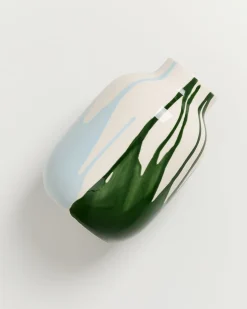Motel a Miio Nuno Vase M drip dunkelgrün hellblau Online