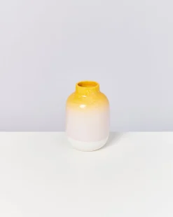 Motel a Miio Nuno Vase M gesprenkelt gelb rosa Online
