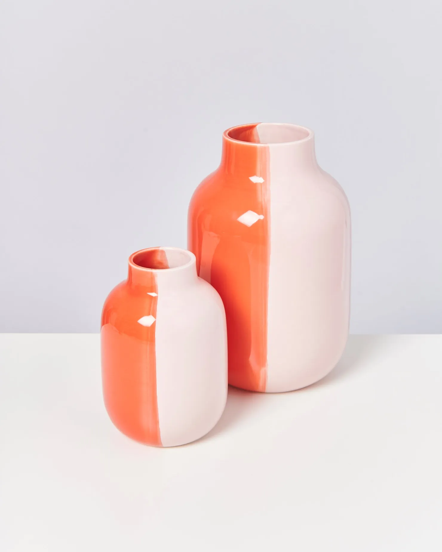 Motel a Miio Nuno Vase M half coral rosé New
