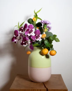Motel a Miio Nuno Vase M lime rosé Clearance