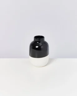 Motel a Miio Nuno Vase M schwarz weiß Best
