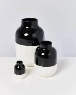 Motel a Miio Nuno Vase M schwarz weiß Best