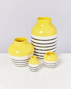 Motel a Miio Nuno Vase S gestreift gelb schwarz Online