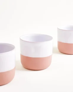 Motel a Miio Seda Becher klein 6er-Set rosé weiß Outlet