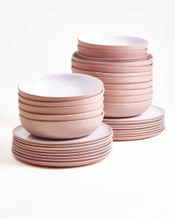 Motel a Miio Seda Geschirr-Set 32-teilig rosé weiß New