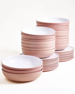 Motel a Miio Seda Geschirr-Set 40-teilig rosé weiß Sale