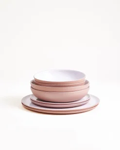 Motel a Miio Seda Geschirr-Set 8-teilig rosé weiß Best