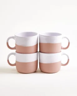 Motel a Miio Seda Tasse klein 4er-Set rosé weiß