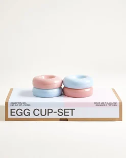 Motel a Miio Seia Eierbecher 4er-Set rosa hellblau Best