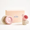 Motel a Miio Seia Geschenk-Set Espresso rosa sand 5-teilig Outlet