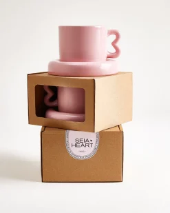 Motel a Miio Seia Geschenk-Set Herz 3-teilig rosa burgund