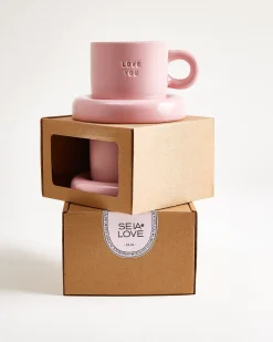 Motel a Miio Seia Geschenk-Set Love Smile rosa orange 3-teilig New