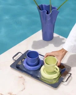 Motel a Miio Seia Tasse & Untertasse cornflower