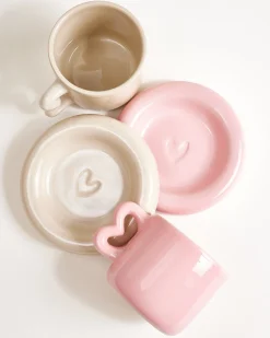Motel a Miio Seia Tasse & Untertasse Herz rosa sand Online