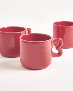 Motel a Miio Seia Tasse & Untertasse Herz bordeaux Sale