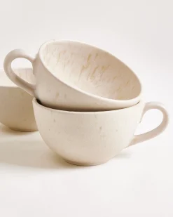 Motel a Miio Sintra Teetasse & Untertasse groß classic 4er-Set sand Sale