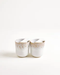 Motel a Miio To-Go Becher klein 2er-Set sand weiß Outlet