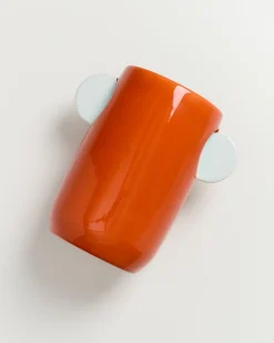 Motel a Miio Tomar Vase M orange hellblau New