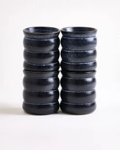 Motel a Miio Turmalina Becher groß bubble 4er-Set schwarz Outlet