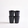 Motel a Miio Turmalina Espressobecher schwarz 4er-Set