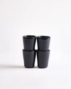 Motel a Miio Turmalina Espressobecher schwarz 4er-Set