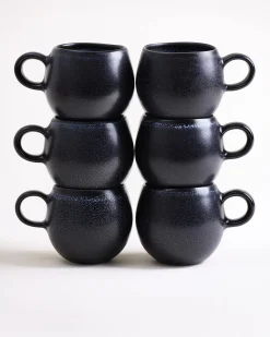 Motel a Miio Turmalina Tasse klein schwarz 6er-Set Clearance