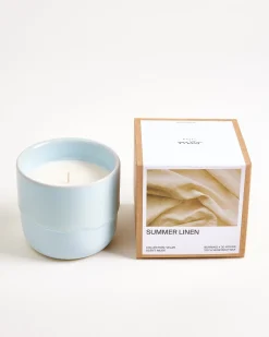 Motel a Miio Velar Duftkerze Summer Linen hellblau Discount