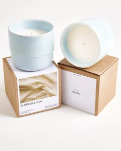 Motel a Miio Velar Duftkerze Summer Linen hellblau Discount